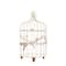 17.7&#x22; White Floral Tabletop Birdcage by Ashland&#xAE;